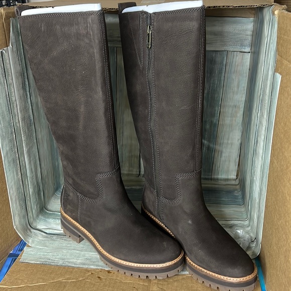 Timberland Shoes - Timberland A256J COURTYARD VALLEY Suede Leather TALL Boots Brown Sz 10 w…
